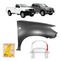 Paralama Direito Hilux 2006 07 08 09 10 2011 S/furo Moldura