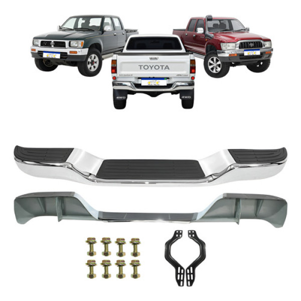 Parachoque Traseiro Hilux 1992 A 99 2000 2001 2002 2003 2004