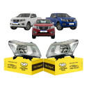 Par Sinaleira Nissan Frontier 2018 2019 2020 2021 Cromado Ambos Lados