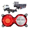 Lanterna Sinaleira Esquerda Kia Bongo 2006 2007 A 2025 2026 Esquerdo/motorista Vermelho Cristal