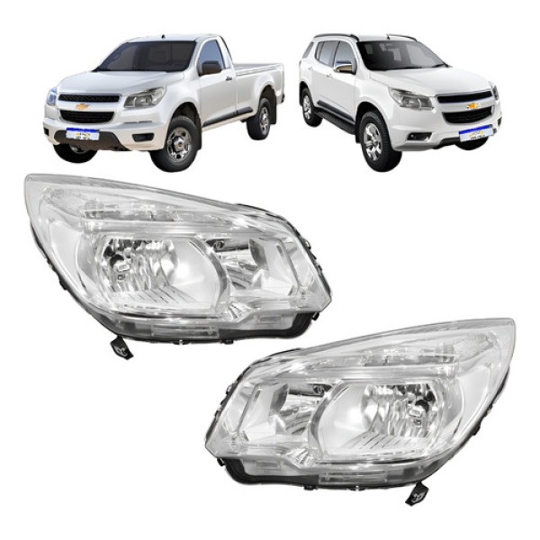 Farol Chevrolet S10 Trailblazer Lt Ls 2012 2013 2014 A 2016