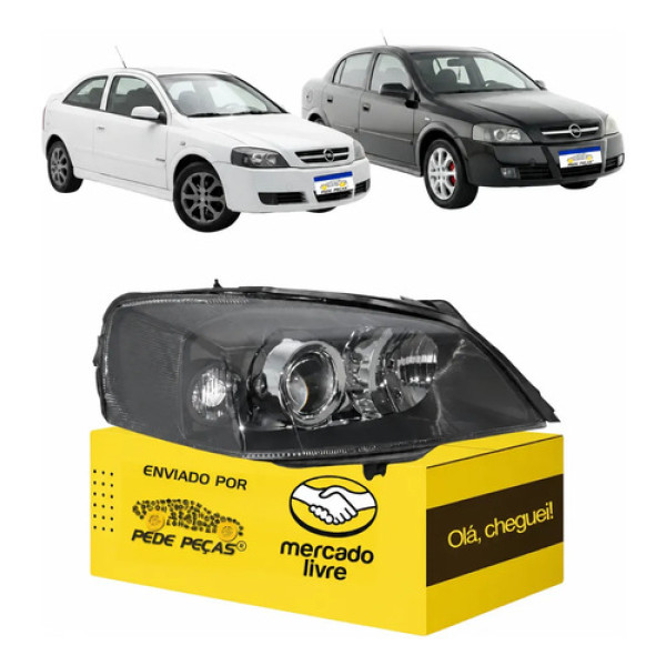 Farol Astra Mascara Negra 2004 2005 2006 2007 08 09 10 2011