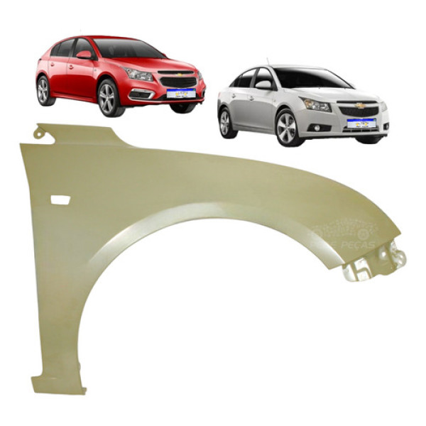 Paralama Chevrolet Cruze 2012 2013 2014 2015 2016 L.d Cinza