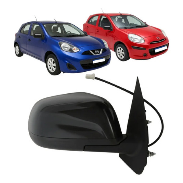 Retrovisor Eletrico Nissan March 2012 2013 2014 A 2020 Novo