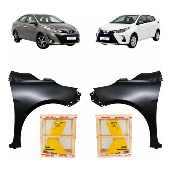 Paralama Toyota Yaris 2019 20 21 22 23 24 2025 Par