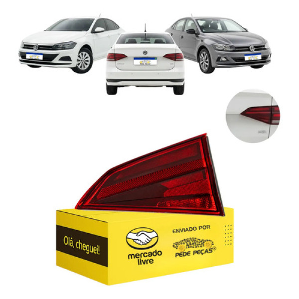 Lanterna Sinaleira Tampa Vw Virtus 2017 18 19 20 21 2022 Ld Direito/passageiro