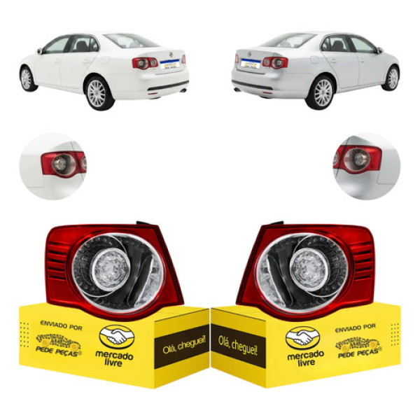 Par Lanterna Sinaleira Canto Vw Jetta 2007 2008 2009 2010 Ambos Lados