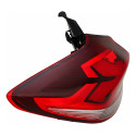 Lanterna Sinaleira Canto Gm Tracker 2020 21 A 2025 C/led Le Esquerdo/motorista Vermelho Cristal