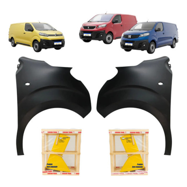 Par Paralama Fiat Scudo 2022 2023 A 2026 Novo