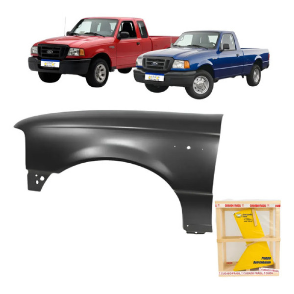 Paralama Ford Ranger 1998 1999 2000 01 A 2009 S/furo Novo Le