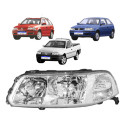 Par Farol Vw Gol Saveiro Parati G3 2000 01 A 2005 Foco Duplo Ambos Lados