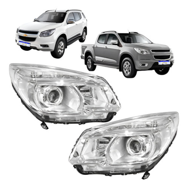 Farol Chevrolet S10 Trailblazer Ltz 2012 2013 2014 2015 2016