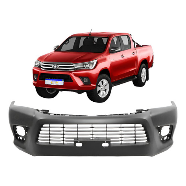 Parachoque Toyota Hilux 2016 2017 2018 2019 2020 Novo Preto
