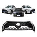 Grade Radiador Moldura Cinza Corolla Cross 2022 2023 2024 Preto