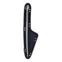 Moldura Milha Parachoque Geely Ex2 Pro/max 2025 2026 2027 Preto C/friso Cromado Direito Direito/passageiro