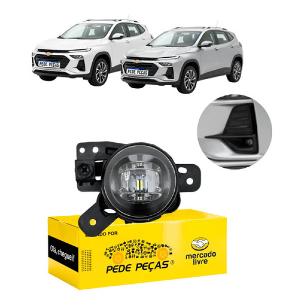 Farol Milha Gm Chevrolet Tracker 2026 C/led Premier Novo Le Cristal