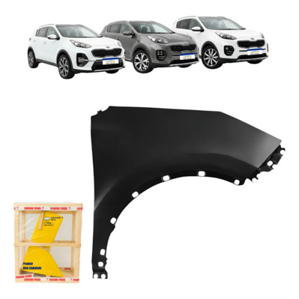Paralama Kia Sportage 2017 18 19 20 2021 2022 C/furo Ld