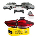 Par Lanterna Canto Tampa Tracker 2020 21 22 A 2025 S/led Ld Direito/passageiro Vermelho Cristal