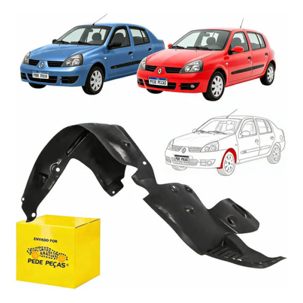 Lameiro Dianteiro Clio 2003 04 05 06 07 08 09 10 11 12 Le
