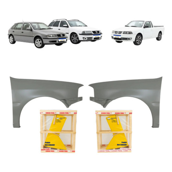 Par Paralama Gol Saveiro Parati G3 2000 2001 2002 03 04 2005