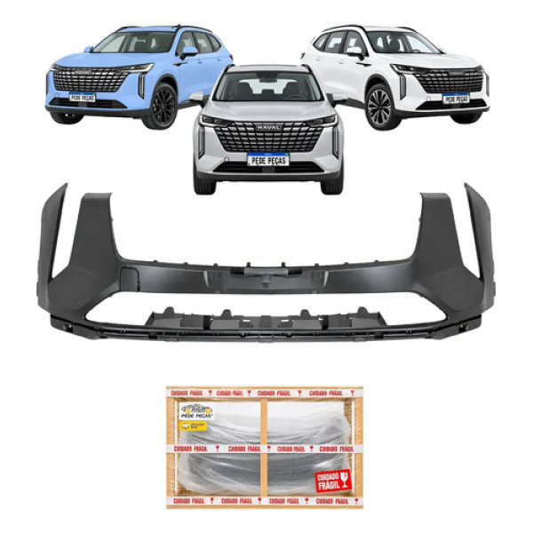 Parachoque Dianteiro Gwm Haval H6 2026 2027 Preto Liso Para Pintura