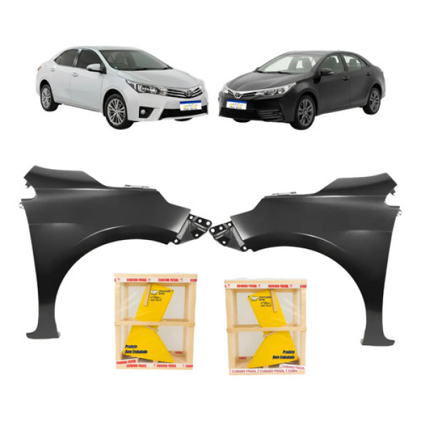 Par Paralama Toyota Corolla 2015 2016 2017 2018 2019