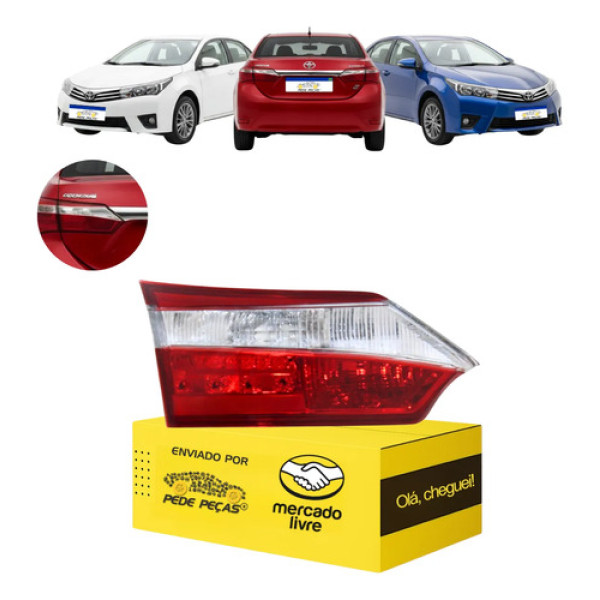 Lanterna Sinaleira Tampa Corolla 2015 2016 2017 C/led L.e Esquerdo/motorista Cristal