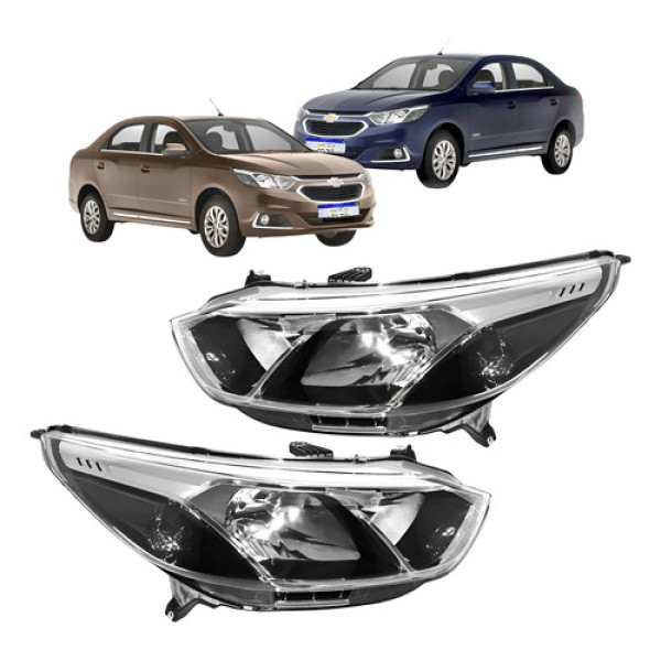 Farol Chevrolet Cobalt Lt Ltz Elite 2016 2017 2018 2019 2020