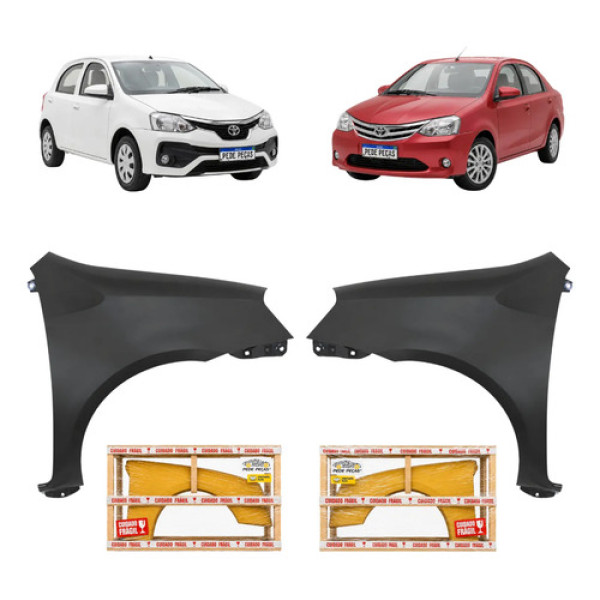 Par Paralama Etios Hatch Sedan 12 A 2021 Platinum X Plus Xls