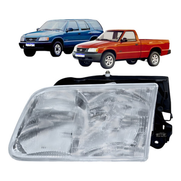 Farol Chevrolet S10 Blazer 1995 1996 1997 1998 1999 2000 Le Esquerdo/motorista