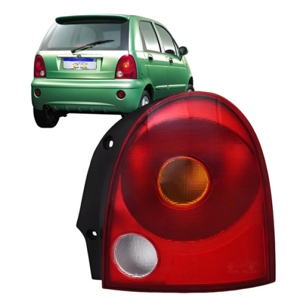 Lanterna Chery Qq 2011 2012 2013 2014 2015 Ld Direito/passageiro Vermelho