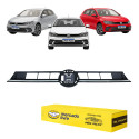 Grade Dianteira Vw Polo Highline 2023 2024 2025 2026 Preto Fosco
