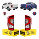 Par Lanterna Traseira Nissan Frontier 2022 2023 2024 Com Led Direito Vermelho