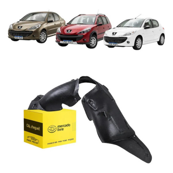Parabarro Dianteiro Peugeot 207 2009 A 2015 Esquerdo