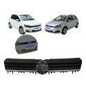 Grade Radiador Vw Fox 2015 A 2022 Spacefox 2015 A 2019 Black Preto