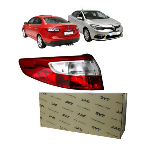Sinaleira Traseira Canto Fluence 2011 A 2016 Esquerdo S/led Esquerdo/motorista Esquerdo