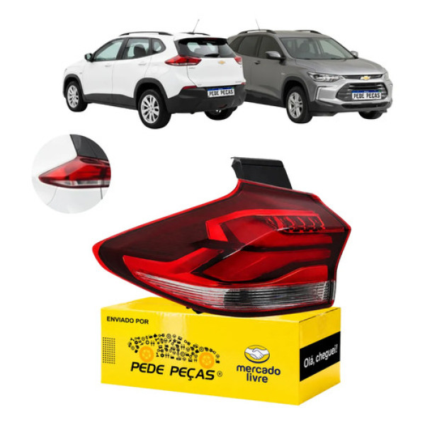 Sinaleira Canto Chevrolet Tracker 2020 21 22 A 2025 C/led Le Esquerdo/motorista Vermelho Cristal