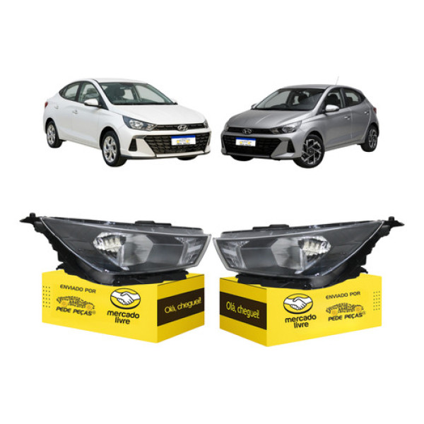 Par Farol Sinaleira Hb20 2023 2024  Hatch Sedan Ambos Lados
