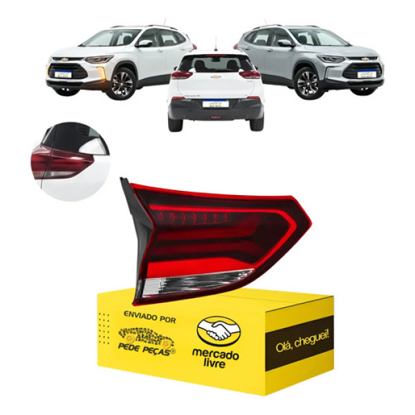 Lanterna Tampa Mala Tracker 2020 21 22 23 24 2025 C/led Le Esquerdo/motorista Fumê