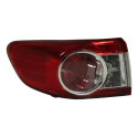 Lanterna Traseira Canto Toyota Corolla 2012 13 2014 S/led Le Esquerdo/motorista Vermelho Cristal