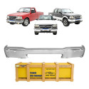 Parachoque Dianteiro Ford Ranger Xl Xlt 1998 A 2004 C/furo Cromado