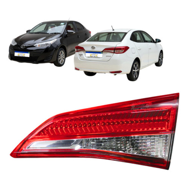 Lanterna Direita Tampa Toyota Yaris Sedan 2019 A 2025 S/led Direito/passageiro Direito