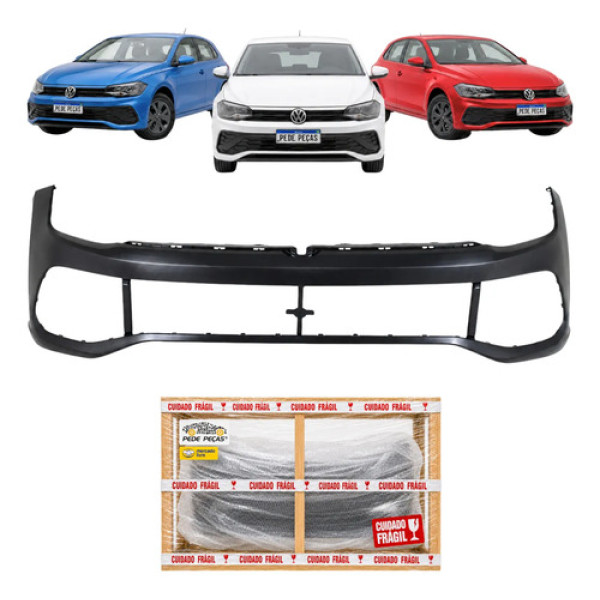 Parachoque Volkswagen Polo Track E Robust 2023 A 2026 Novo Preto