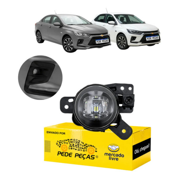 Farol Milha Gm Onix 2026 Hatch Plus Turbo Premier Novo Ld Cristal