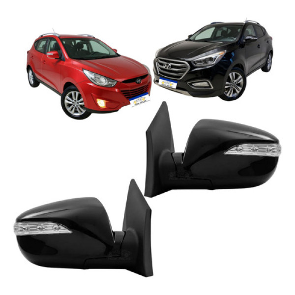 Par Retrovisor Ix35 2010 2011 2012 2013 2014 C/pisca