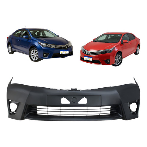 Parachoque Dianteiro Toyota Corolla 2014 2015 2016 2017 Novo Preto