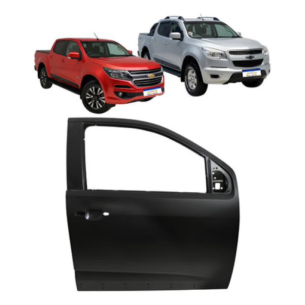 Porta Dianteira Ld Chevrolet S10 Trailblazer 2012 A 2024 Dianteira Direito Preto