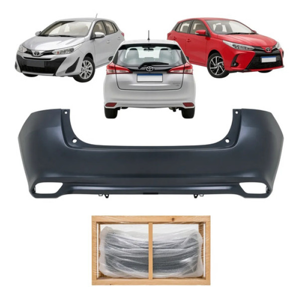 Parachoque Traseiro Toyota Yaris Hatch 2019 A 22 23 24 2025