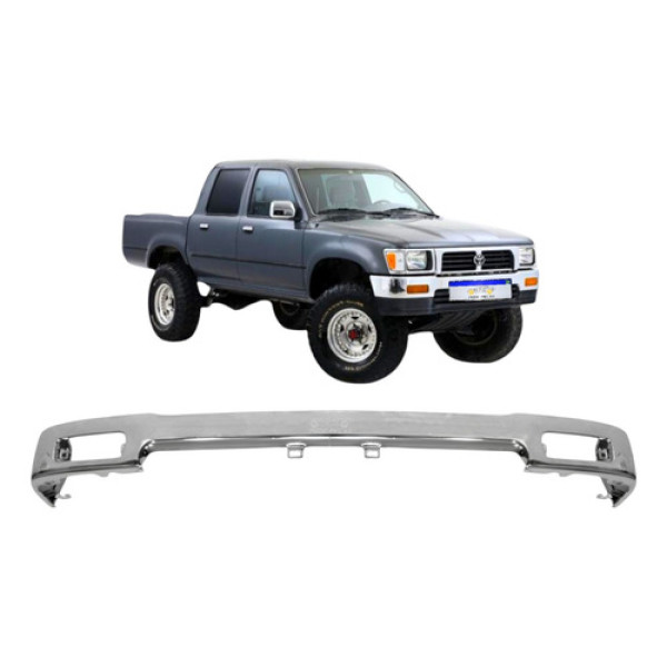 Parachoque Dianteiro Hilux Sr5 1992 1993 1994 1995 A 2001 Cromado