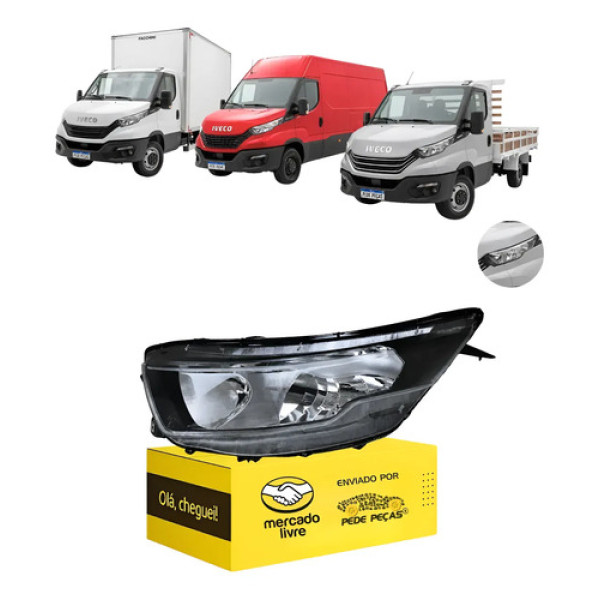 Farol Sinaleira Iveco Daily 2021 22 23 24 25 2026 Esquerdo Esquerdo/motorista